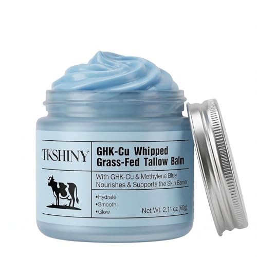 GHK-Cu & Methylene Blue Nourishing Tallow Balm for Skin Rejuvenation 2.11Oz
