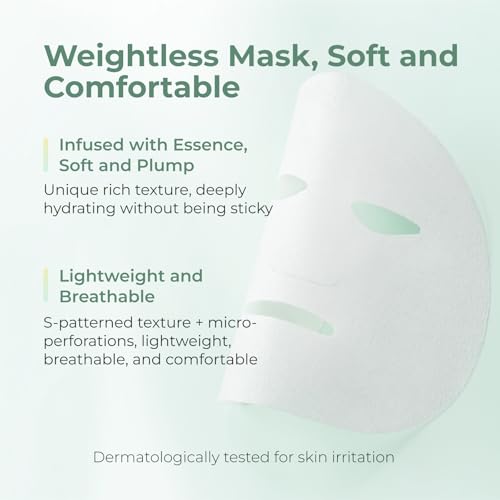 Centella Asiatica Soothing Mask - 5 Pcs Freeze-Dried Hydration