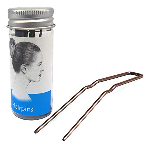 Bobby Pins for Hair Buns - 12 Pcs Hair Clips for Ballet & Salon Styling | Durable & Versatile