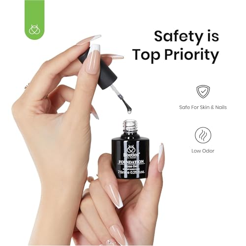 Beetles Builder Gel Set - 3Pcs 7.5ml Base & Top Coat for Nails