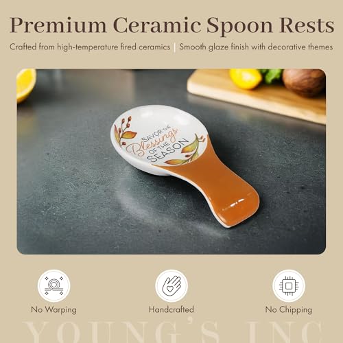 Ceramic Spoon Rest for Kitchen - Stylish Spoon Me Design