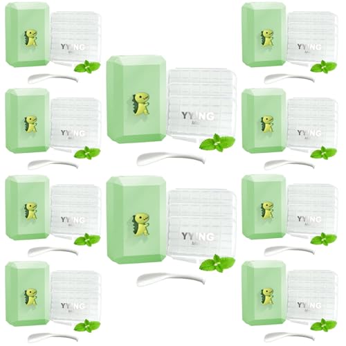 YYING Orthodontic Wax for Braces Mint 1200 Precut Dots Boxed - 10 Boxes