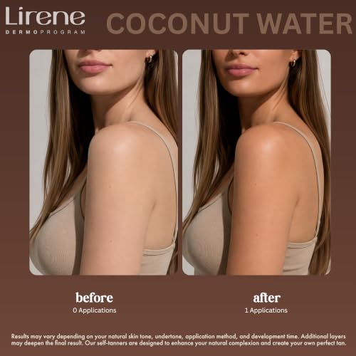 Lirene Self-Tanning Body Mist with Coconut Water – Sunless Tanner 150ml