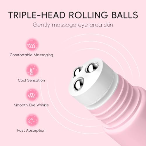 AKARY Sakura Eye Serum Roller for Dark Circles & Puffiness