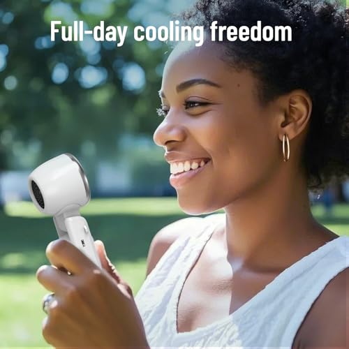 Kuesuny Portable Handheld Fan - 16000 RPM, 100 Speed, 16-Hour Run Time