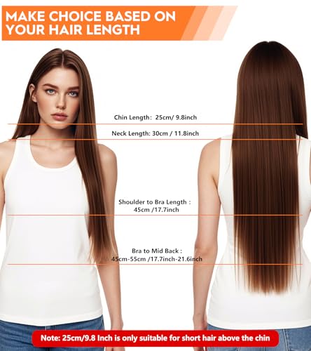 YEVYO 42 Pcs Heatless Wave Curlers for Short Hair - 9.8 Inch Styling Set