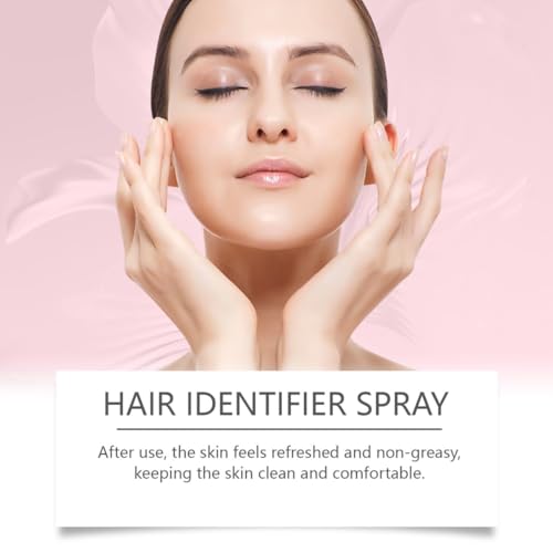 Hair Identifier Spray for Face Shaving, Face Shaving Powder Spray for Women,Moisturizing and Skin Care Dermaplaner Spray, Skin Dermaplaning Spray for Face (1PCS spray + 4PCS razor)