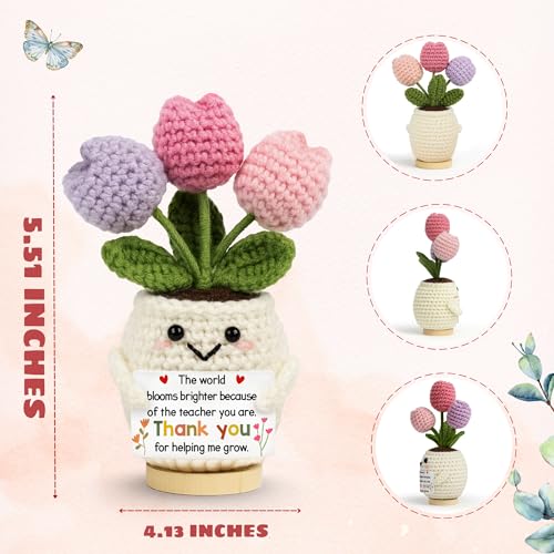 Crochet Flower Doll for Teacher Appreciation - Heartfelt Gift