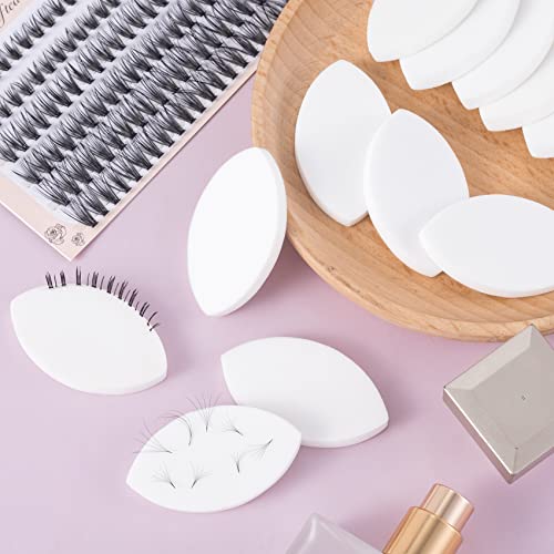 30Pcs Eye Shaped Practice Sponges for Eyelash Extension Training