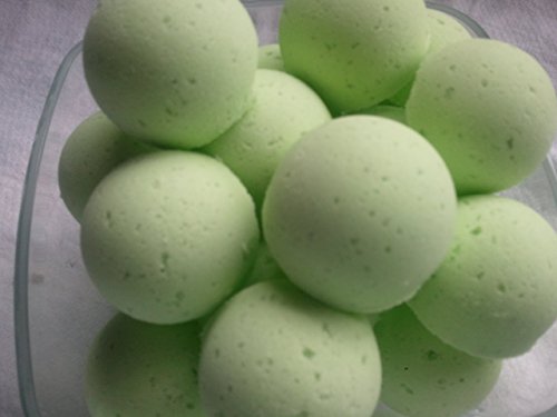 SpaPure Cucumber Melon Bath Bombs - 14 Ultra Moisturizing Fizzies