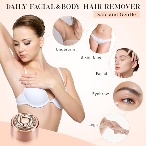BECHY Replacement Heads for Gen 3 Finishing Touch Flawless Hair Remover (4 Pack)