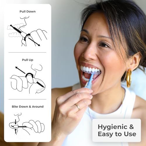 The Pultool 2-Pack Purple Invisalign Aligner Removal & Chewies Tool - Reusable