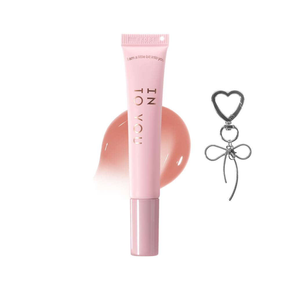 INTO YOU Bare Tint Lip Balm, Moisturizing Lip Softening Makeup, Hydrating Sheer Shine, Soothing Lip Gloss, Long lasting lightweight Serum, Plumping, Smoothing Lip Glow Oil, BT02