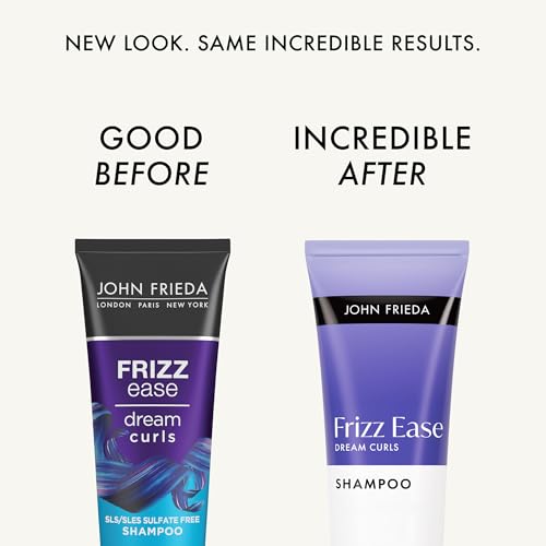 John Frieda Frizz Ease Dream Curls Sulfate-Free Shampoo 8.45 fl oz - Pack of 2, New Packaging