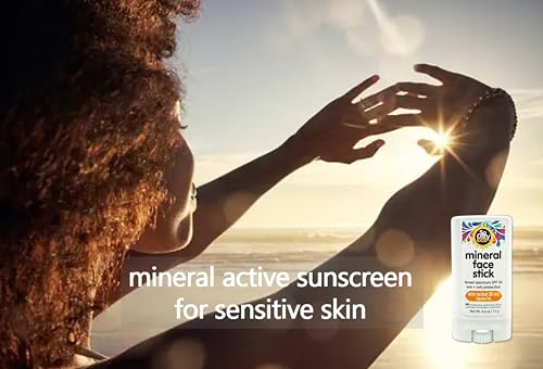 SoCozy Kids SPF 50 Mineral Sunscreen Stick 6oz Pack of 2 Water-Resistant UV Face & Body Sun Block