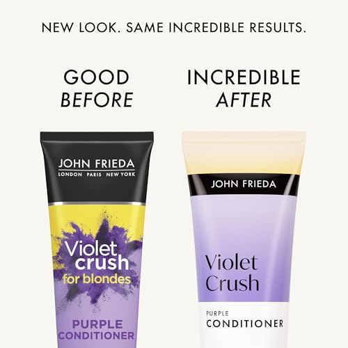 John Frieda Violet Crush Purple Conditioner for Blonde Hair - 8.3 Oz