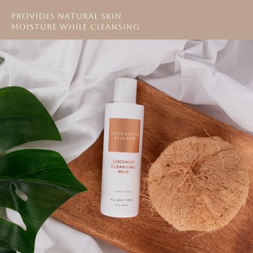 Georgette Klinger Coconut Cleansing Milk - Vegan Makeup Remover, 6.7 oz