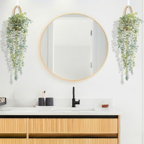 Artificial Eucalyptus Hanging Plant in Jute Wall Planter - 23 Inch