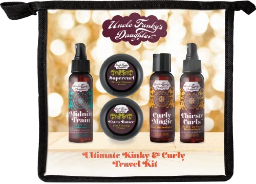 Uncle Funky's Daughter Curly Hair Kit - Kinky & Curly Girl Styling Set