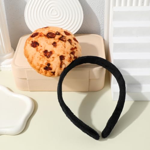 Cookie Headband for Girls - Fun Cartoon Food Accessory for Halloween & Parties