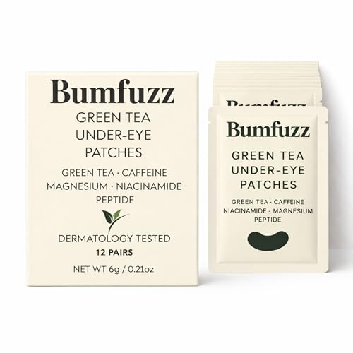 Green Tea Under-Eye Patches (12 Pairs) | Depuff & Brighten Skin