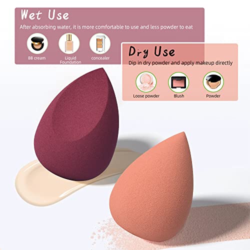 COSTICA 4 Pcs Makeup Sponge Set for Flawless Foundation Blending