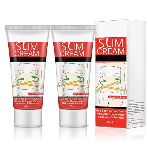 Hot Slimming Cream 2 Pack for Fat Burning & Body Shaping - Natural Ingredients