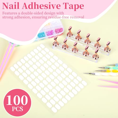 Vivinin 25PCS Professional Nail Art Tool Set with Brushes & Accessories