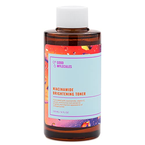 Good Molecules Niacinamide Duo Set – Brightening Toner & 10% Niacinamide Serum for Pores & Texture
