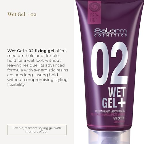 SALERM Pro Line Wet Hair Styling Gel with Caffeine - 200ml