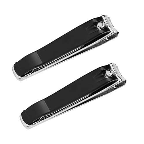 Stainless Steel Nail Clippers Set - Fingernail & Toenail Cutters with File