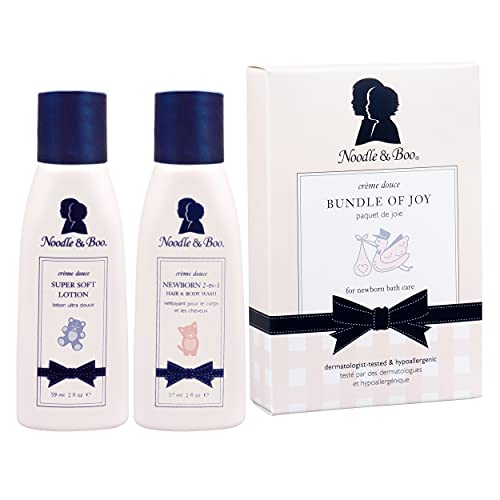 Noodle & Boo Newborn Baby Gift Set - Hair & Body Wash, Lotion