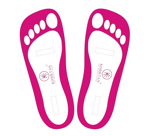 KOBBTAN 60 Pairs Disposable Spray Tan Feet Pads - Non-Slip Sunless Tanning