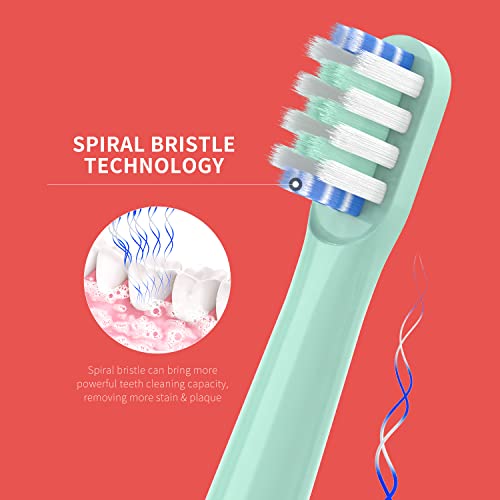 Othanary Green Replacement Toothbrush Heads for Colgate Hum Smart Toothbrush 6 Pack