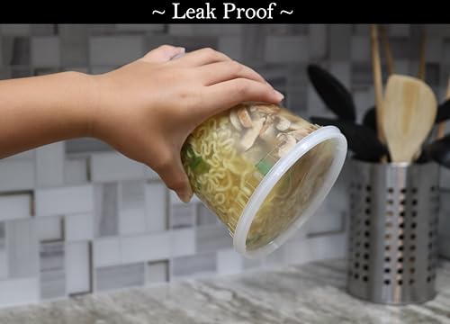 Zekii Extra Thick Food Storage Containers Set of 24 - BPA Free, Leakproof, Microwave & Freezer Safe