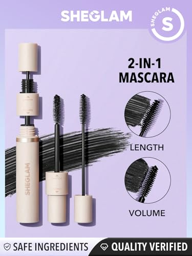 SHEGLAM Lash Besties 2-in-1 Mascara for Volume & Definition