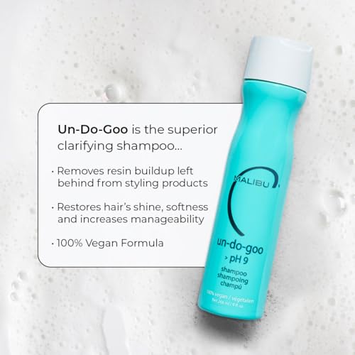 Malibu C Un-Do-Goo Clarifying Shampoo 3.4oz Travel Size for Buildup & Shine