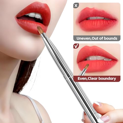 Dual Ended Retractable Lip Brush - Versatile Makeup Tool