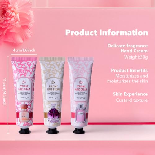 5-Pack Mini Hand Cream Set with Natural Fragrance - 30ml
