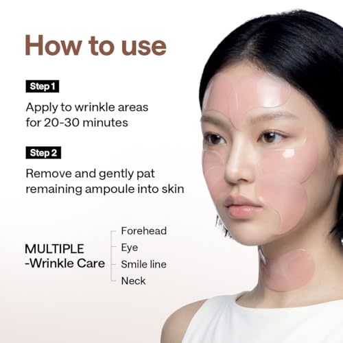Mediheal Retinol Collagen Under Eye Patches - Korean Hydrogel Eye Pads (60 patches) with 95% Retinol & Collagen - Improves Puffy Eyes & Dark Circles - Non Irritating, Encapsulated Retinol