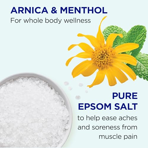 Dr Teal's Epsom Salt Magnesium Soak with Arnica & Menthol - 3 lbs (Pack of 2)