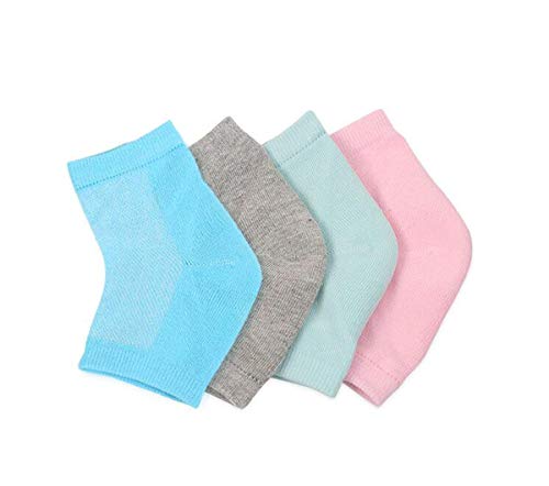 Moisturizing Gel Heel Socks - 3 Pairs for Cracked Heels