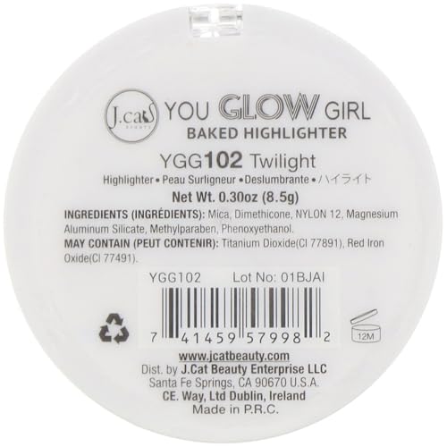 J.CAT BEAUTY You Glow Girl Baked Highlighter - Twilight Shimmer Makeup