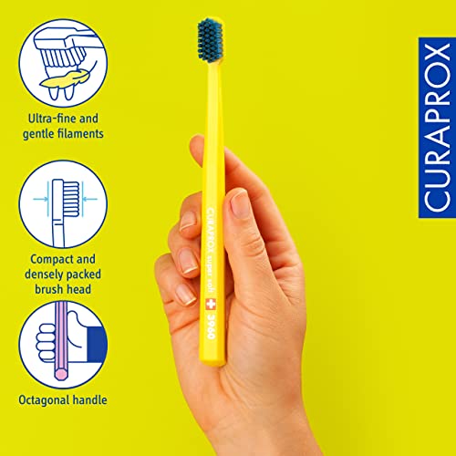 Curaprox CS 3960 Ultra-Soft Toothbrush - Swiss Made, Single Pack