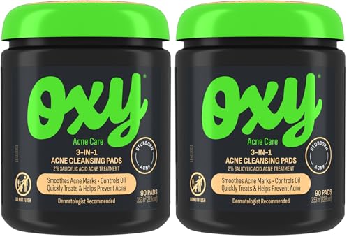 Oxy Maximum Strength Acne Treatment Pads - 90 Count (Pack of 2)