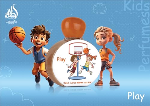 Lattafa Pride Play for Kids Eau de Parfum Spray 2.53oz Citrus Fresh Musk Amber Wood