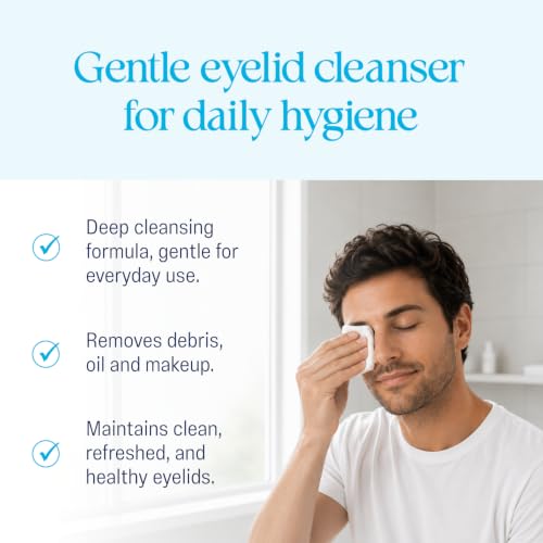 OCuSOFT Original Foaming Eyelid Cleanser - Gentle Daily Wash for Eye Makeup & Irritation Relief - 1.68 fl oz
