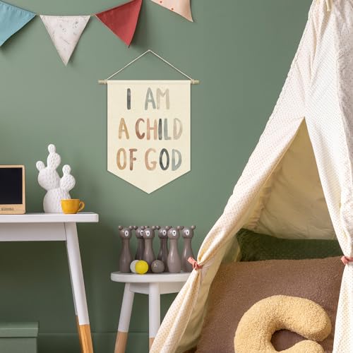 I Am A Child Of God Banner | Boho Nursery & Classroom Decor