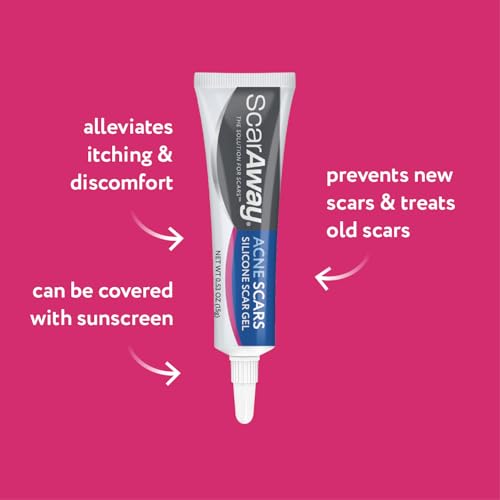 ScarAway Acne Scar Gel - Medical-Grade Silicone Treatment, 15g