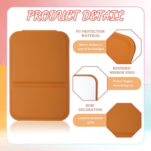 Rectangle Boho 12 Pcs Portable Handheld Makeup Mirrors - 4.2''